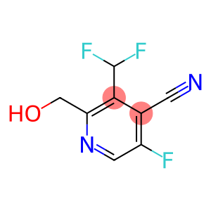 3-(Difluoromethyl)-5-fluoro-2-(hydroxymethyl)isonicotinonitrile