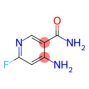 3-Pyridinecarboxamide, 4-amino-6-fluoro-