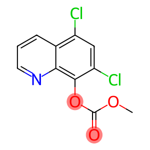 Methyl-8-(5,7-dichloroquinolyl)carbonic acid ester