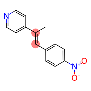 PYRIDINE, 4-[(E)-1-METHYL-2-(4-NITROPHENYL)ETHENYL]-