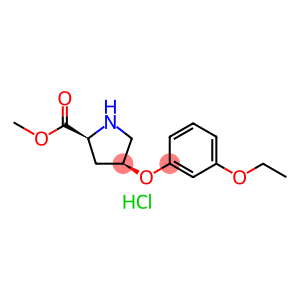 Methyl (2S,4S)-4-(3-ethoxyphenoxy)-2-pyrrolidinecarboxylate hydrochloride