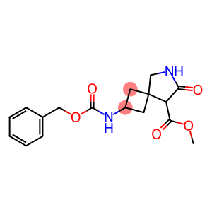甲基 2-(((苄氧基)羰基)氨基)-7-氧亚基-6-氮杂螺[3.4]辛烷-8-甲酸基酯