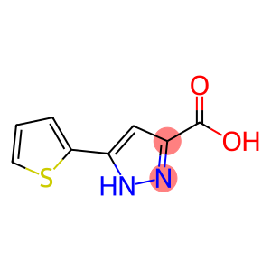 1H-Pyrazole-3-carboxylic acid, 5-(2-thienyl)-