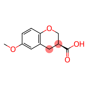 (3S)-6-methoxy-3,4-dihydro-2H-1-benzopyran-3-carboxylic acid