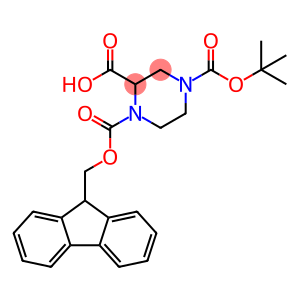 (2R)-4-(tert-butoxycarbonyl)-1-[(9H-fluoren-9-ylmethoxy)carbonyl]piperazine-2-carboxylate