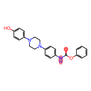 4-[4-(4-羟基苯基)-1-哌嗪基]苯基]氨基甲酸苯酯