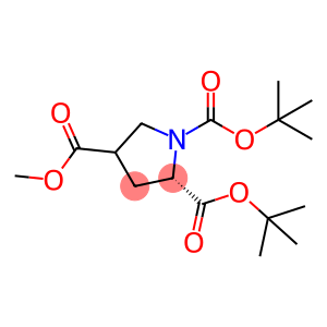 1,2,4-Pyrrolidinetricarboxylic acid, 1,2-bis(1,1-dimethylethyl) 4-methyl ester, (2S)-