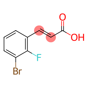 (E)-3-(3-Bromo-2-fluorophenyl)acrylic acid