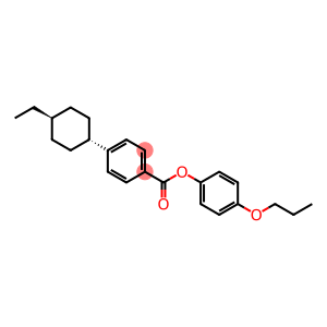 Benzoic acid, 4-(trans-4-ethylcyclohexyl)-, 4-propoxyphenyl ester
