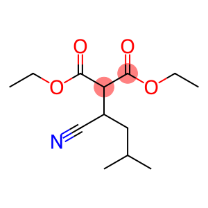 Propanedioic acid, 2-(1-cyano-3-methylbutyl)-, 1,3-diethyl ester