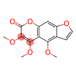 4,5,6-Trimethoxy-7H-furo[3,2-g][1]benzopyran-7-one