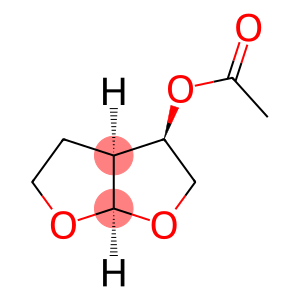 (3R,3aS,6aR)-Hydroxyhexa-hydrofuro[2,3-β]furan-3-yl acetate