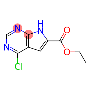 4-氯-1H-吡咯并[2,3-D]嘧啶-6-羧酸乙酯
