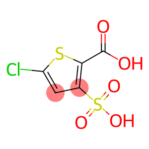 5-氯-3-磺酸噻吩-2羧酸