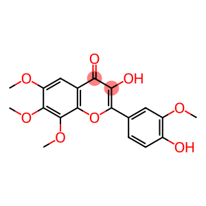 4H-1-Benzopyran-4-one, 3-hydroxy-2-(4-hydroxy-3-methoxyphenyl)-6,7,8-trimethoxy-