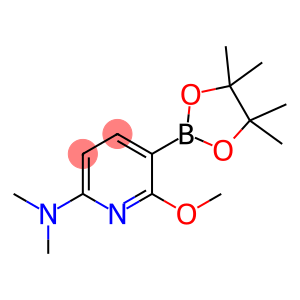 2-Pyridinamine, 6-methoxy-N,N-dimethyl-5-(4,4,5,5-tetramethyl-1,3,2-dioxaborolan-2-yl)-