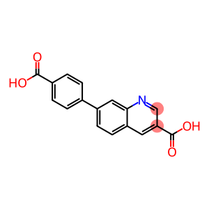 7-(4-羧基苯基)喹啉-3-羧酸