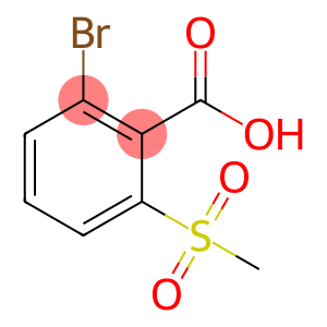 2-bromo-6-methanesulfonylbenzoic acid