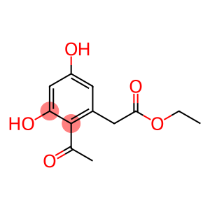 2-Acetyl-3,5-dihydroxybenzeneacetic acid ethyl ester