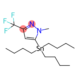 1H-Pyrazole, 1-methyl-5-(tributylstannyl)-3-(trifluoromethyl)-