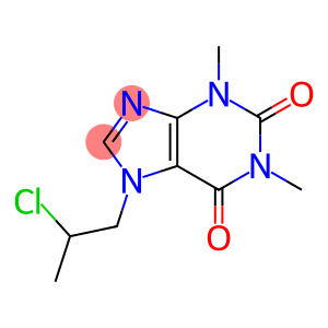 7-(2-CHLOROPROPYL)-3,7-DIHYDRO-1,3-DIMETHYL-1H-PURINE-2,6-DIONE