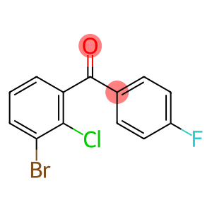 (3-Bromo-2-chlorophenyl)(4-fluorophenyl)methanone