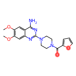 1-(4-amino-6,7-dimethoxy-2-quinazolinyl)-4-(2-furanylcarbonyl)piperazine