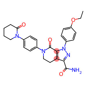 1-(4-Ethoxyphenyl)-4,5,6,7-tetrahydro-7-oxo-6-[4-(2-oxo-1-piperidinyl)phenyl]-1H-pyrazolo[3,4-c]pyridine-3-carboxamide
