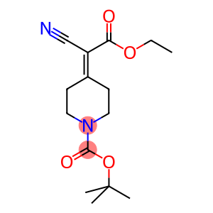 4-(1-cyano-2-ethoxy-2-oxoethylidene)-1-piperidinecarboxylic acid tert-butyl ester