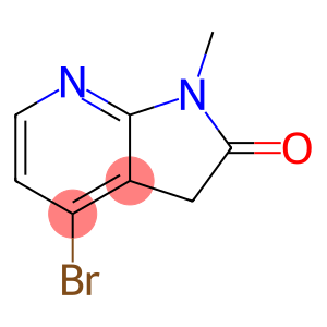 4-Bromo-1-methyl-1,3-dihydro-pyrrolo[2,3-b]pyridin-2-one