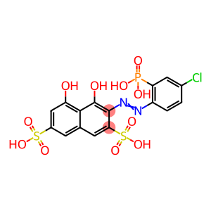 2,7-Naphthalenedisulfonicacid, 3-[2-(4-chloro-2-phosphonophenyl)diazenyl]-4,5-dihydroxy-