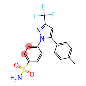 4-(5-(4-Methylphenyl)-3-(trifluoromethyl)-1H-pyrazol-1-yl)benzenesulfonamide