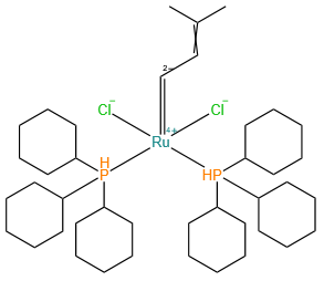 3-Methyl-2-butenylidene-bis(tricyclohexylphosphine)ruthenium dichloride