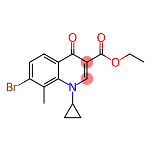 7-溴-1-环丙基-8-甲基-4-氧代-1,4-二氢喹啉-3-羧酸乙酯
