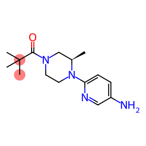 1-Propanone, 1-[(3R)-4-(5-amino-2-pyridinyl)-3-methyl-1-piperazinyl]-2,2-dimethyl-