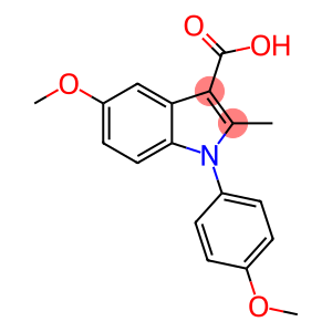 5-Methoxy-1-(4-methoxyphenyl)-2-methylindole-3-carboxylic acid