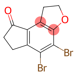 4,5-Dibromo-1,2,6,7-tertahydro-8H-indeno[5,4-b]furan-8-one