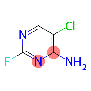 4-Pyrimidinamine, 5-chloro-2-fluoro- (9CI)