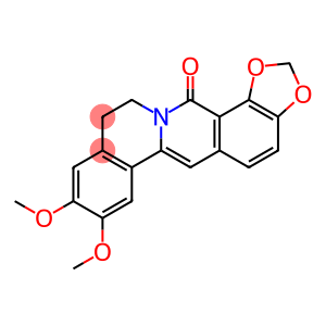 11,12-Dihydro-8,9-dimethoxy-14H-benzo[a]-1,3-benzodioxolo[4,5-g]quinolizin-14-one