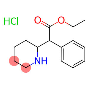2-Piperidineacetic acid, α-phenyl-, ethyl ester, hydrochloride (1:1)