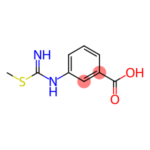 Benzoic acid, 3-[[imino(methylthio)methyl]amino]-