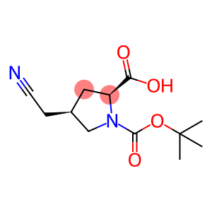 1,2-Pyrrolidinedicarboxylic acid, 4-(cyanomethyl)-, 1-(1,1-dimethylethyl) ester, (2S,4R)-