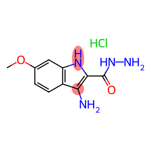 3-氨基-6-甲氧基-1H-吲哚-2-卡巴肼盐酸盐