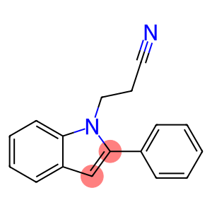 1H-Indole-1-propanenitrile, 2-phenyl-