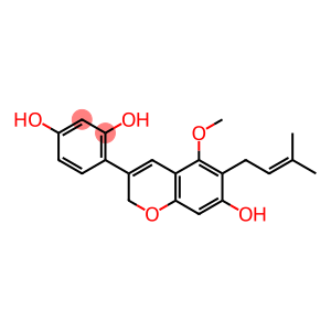 4-[7-Hydroxy-5-methoxy-6-(3-methyl-2-butenyl)-2H-1-benzopyran-3-yl]-1,3-benzenediol