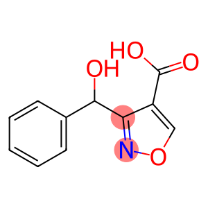 4-Isoxazolecarboxylic acid, 3-(hydroxyphenylmethyl)-