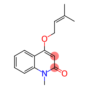 1-Methyl-4-[(3-methyl-2-buten-1-yl)oxy]-2(1H)-quinolinone
