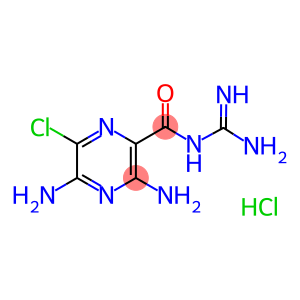 N-amidino-3,5-diamino-6-chloropyrazinecarboxamide monohydrochloride
