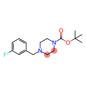 TERT-BUTYL 4-(3-FLUOROBENZYL)PIPERAZINE-1-CARBOXYLATE