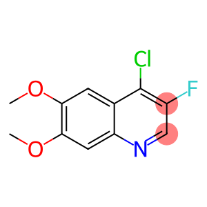 Quinoline, 4-chloro-3-fluoro-6,7-dimethoxy-